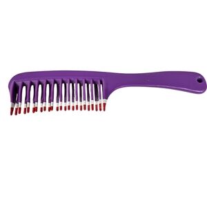 Vintage 90s Purple Wet‎ Hair Unbreakable Comb P66